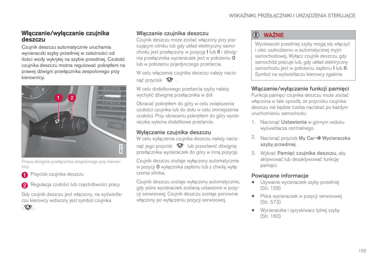 Volvo XC90 II 2 instrukcja obslugi / page 161