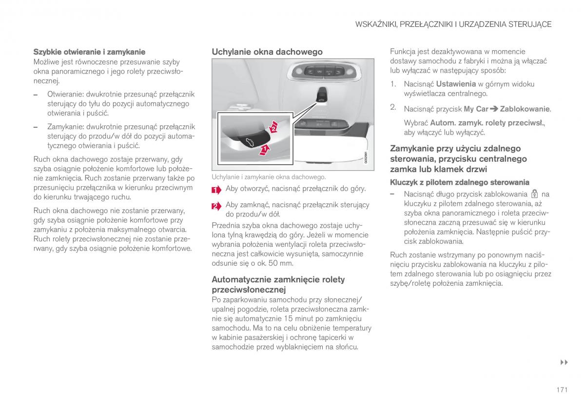 Volvo XC90 II 2 instrukcja obslugi / page 173