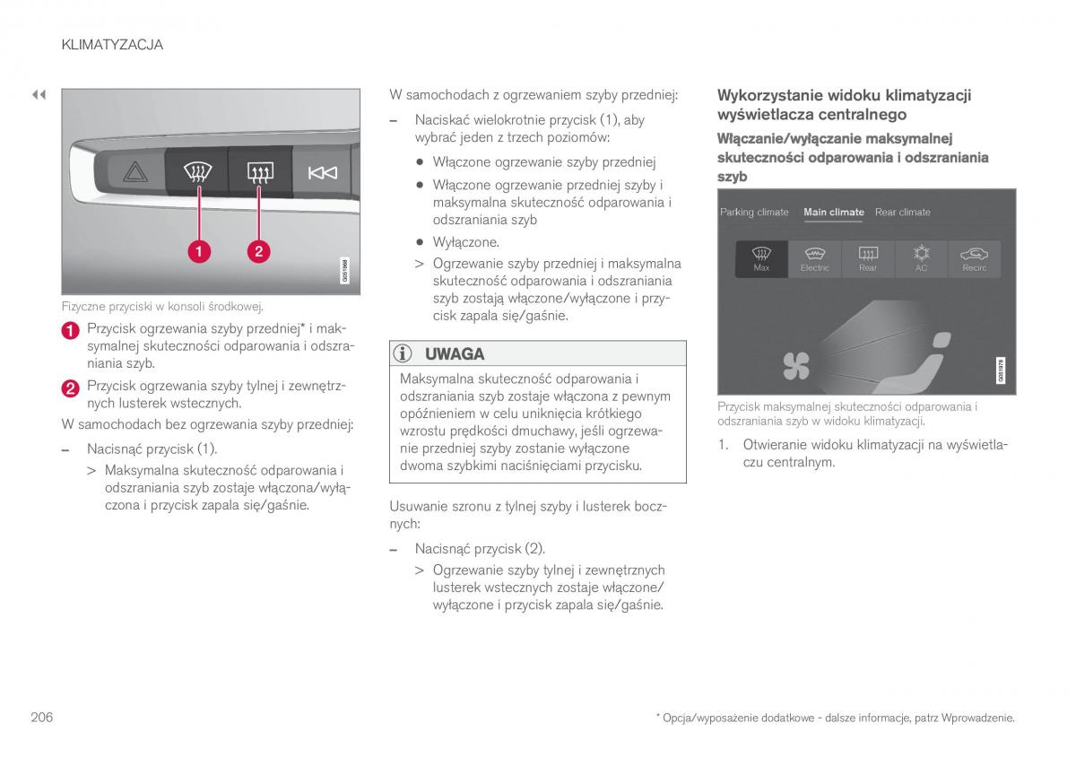 Volvo XC90 II 2 instrukcja obslugi / page 208