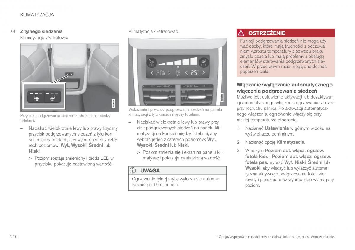 Volvo XC90 II 2 instrukcja obslugi / page 218