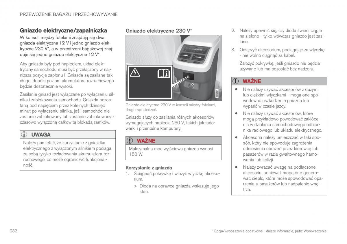 Volvo XC90 II 2 instrukcja obslugi / page 234