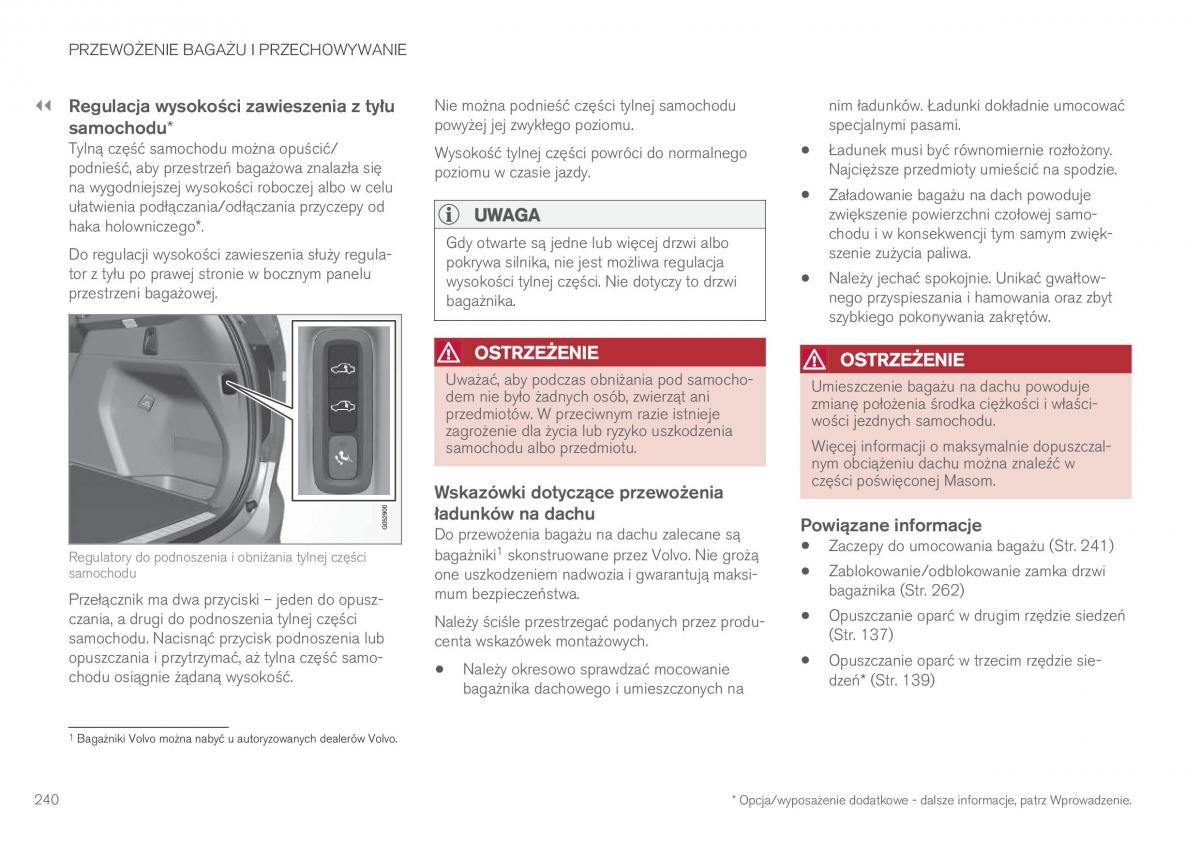 Volvo XC90 II 2 instrukcja obslugi / page 242