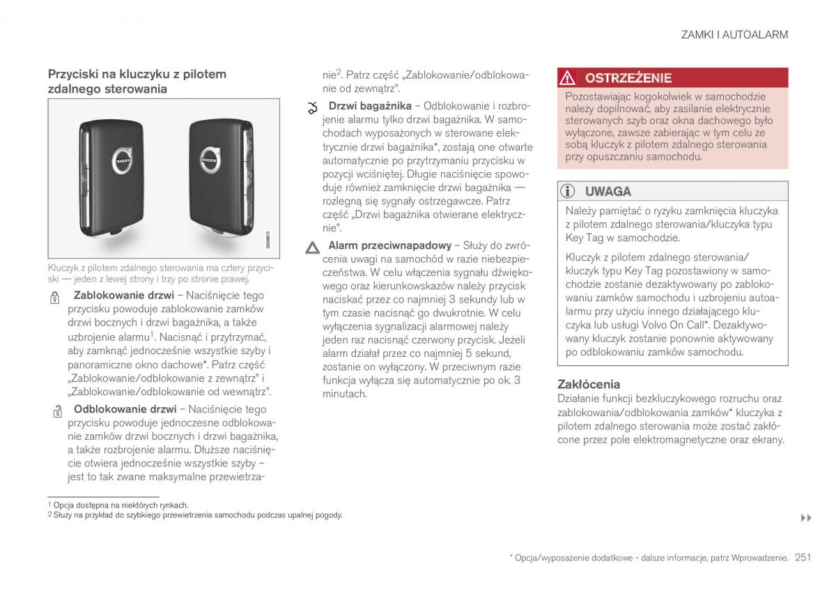 Volvo XC90 II 2 instrukcja obslugi / page 253