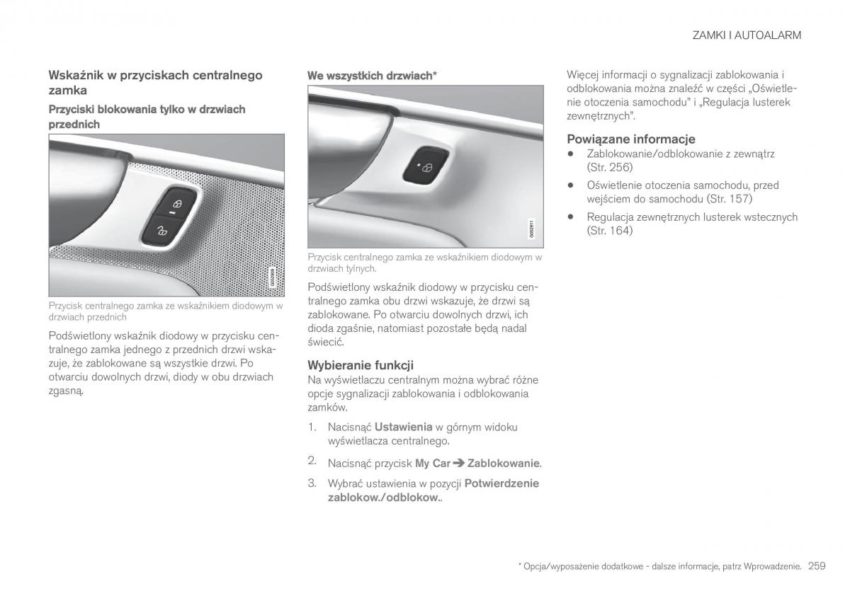 Volvo XC90 II 2 instrukcja obslugi / page 261