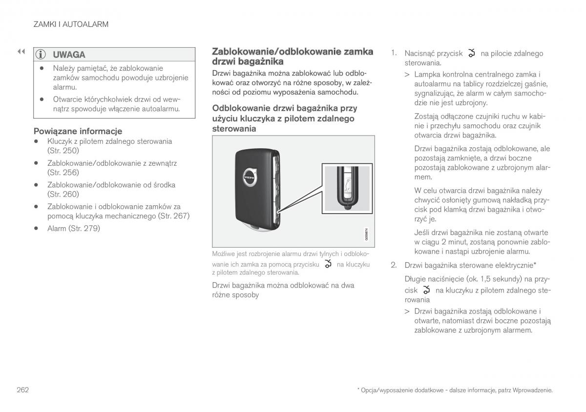 Volvo XC90 II 2 instrukcja obslugi / page 264