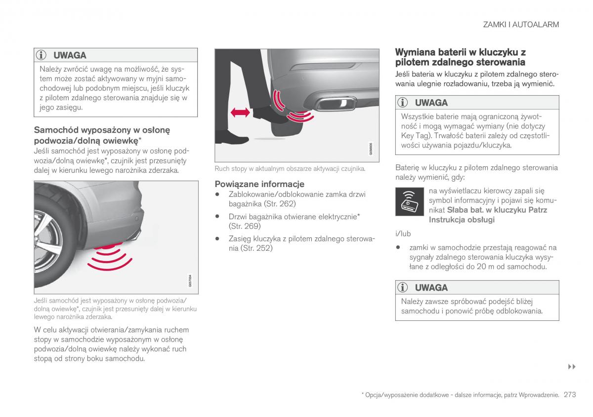 Volvo XC90 II 2 instrukcja obslugi / page 275