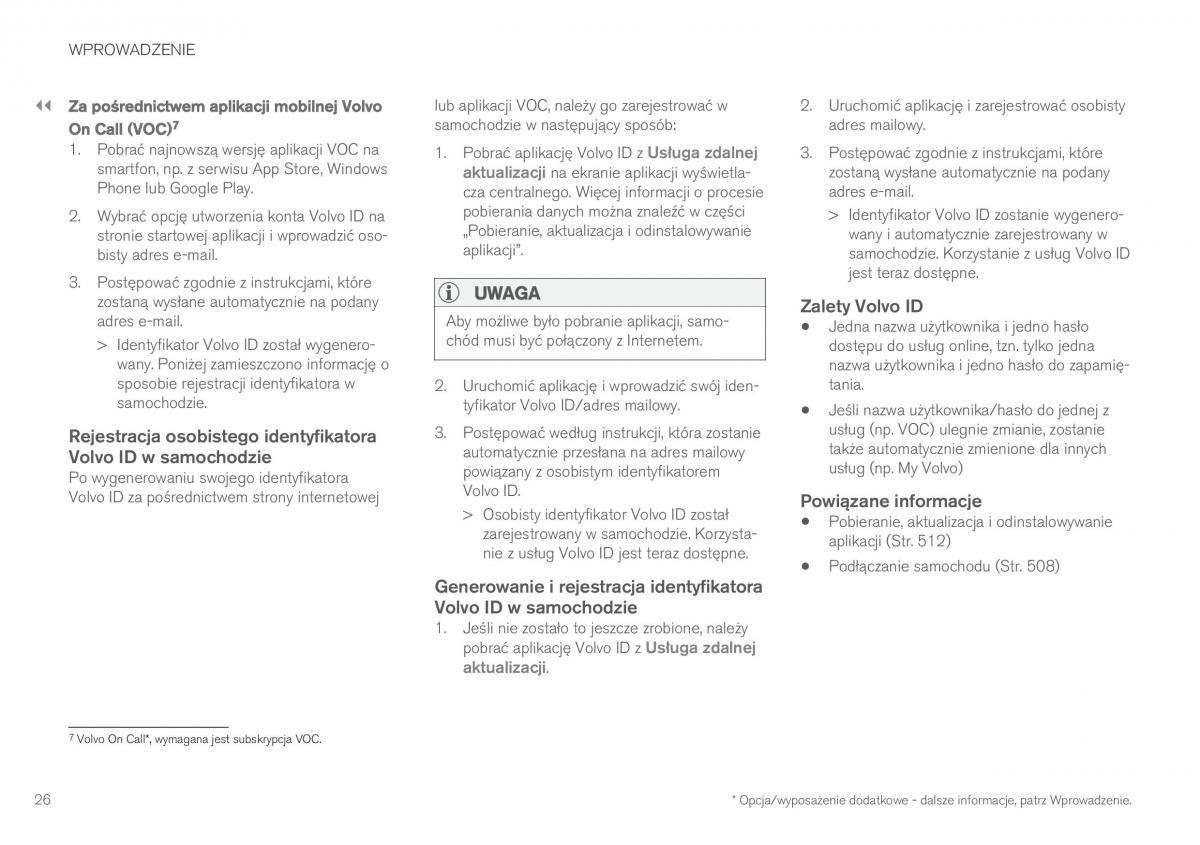 Volvo XC90 II 2 instrukcja obslugi / page 28