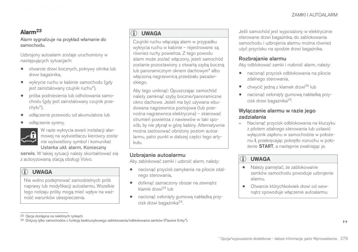 Volvo XC90 II 2 instrukcja obslugi / page 281