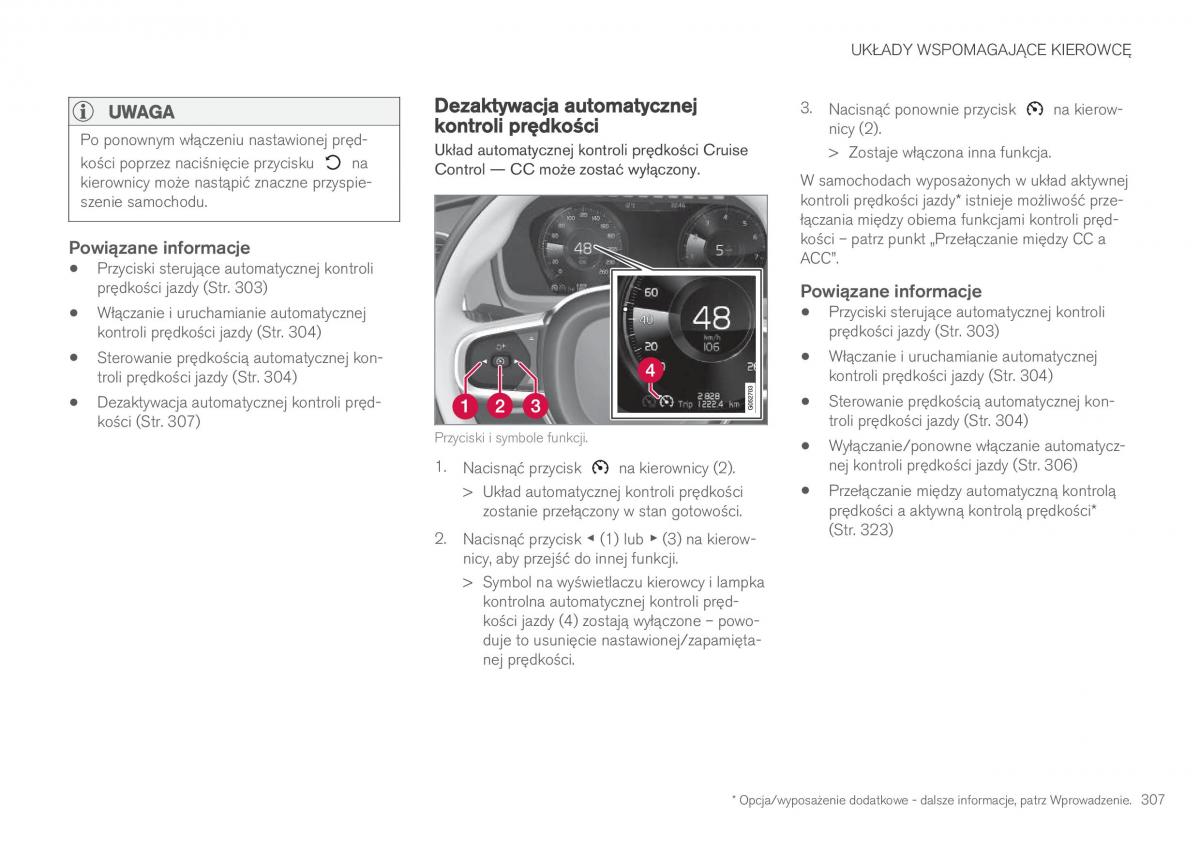 Volvo XC90 II 2 instrukcja obslugi / page 309