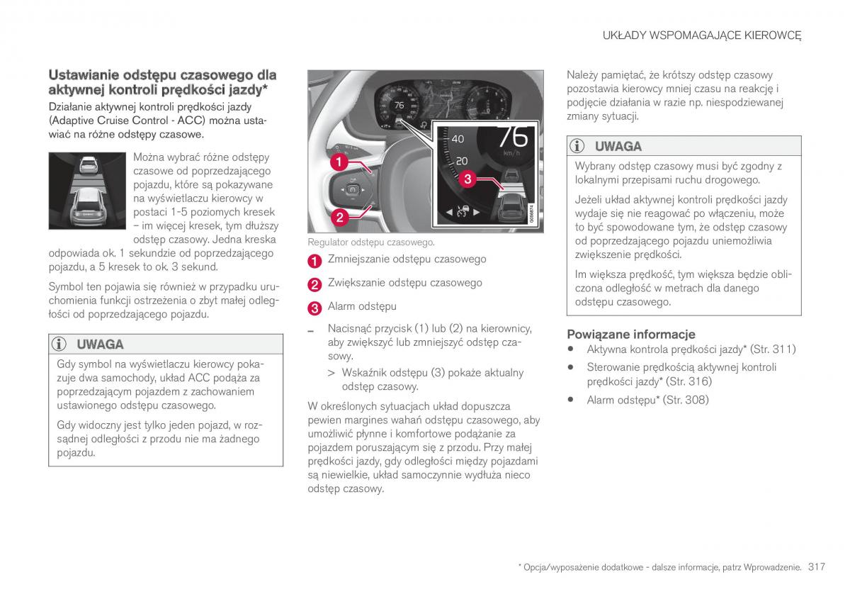 Volvo XC90 II 2 instrukcja obslugi / page 319