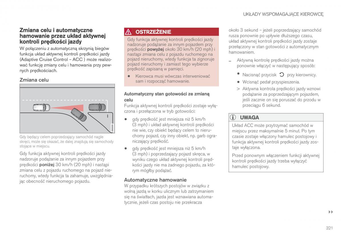 Volvo XC90 II 2 instrukcja obslugi / page 323