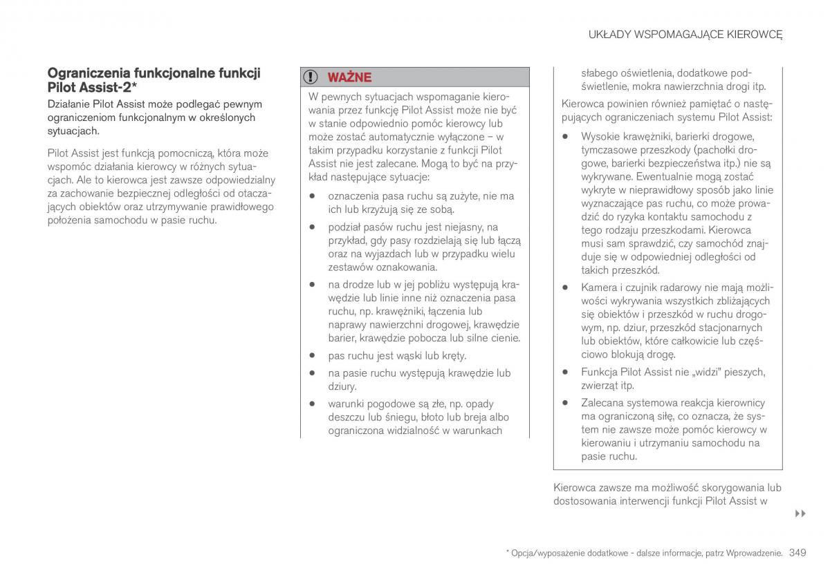 Volvo XC90 II 2 instrukcja obslugi / page 351