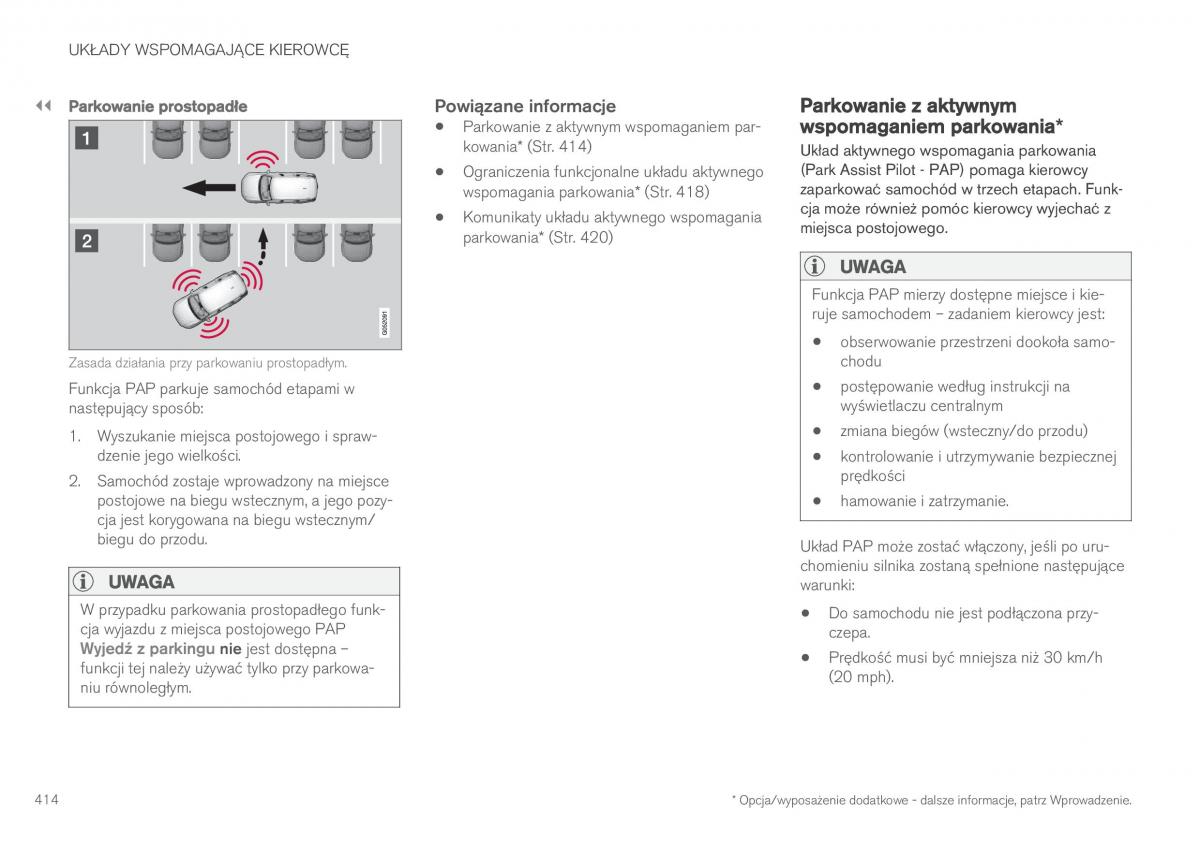 Volvo XC90 II 2 instrukcja obslugi / page 416