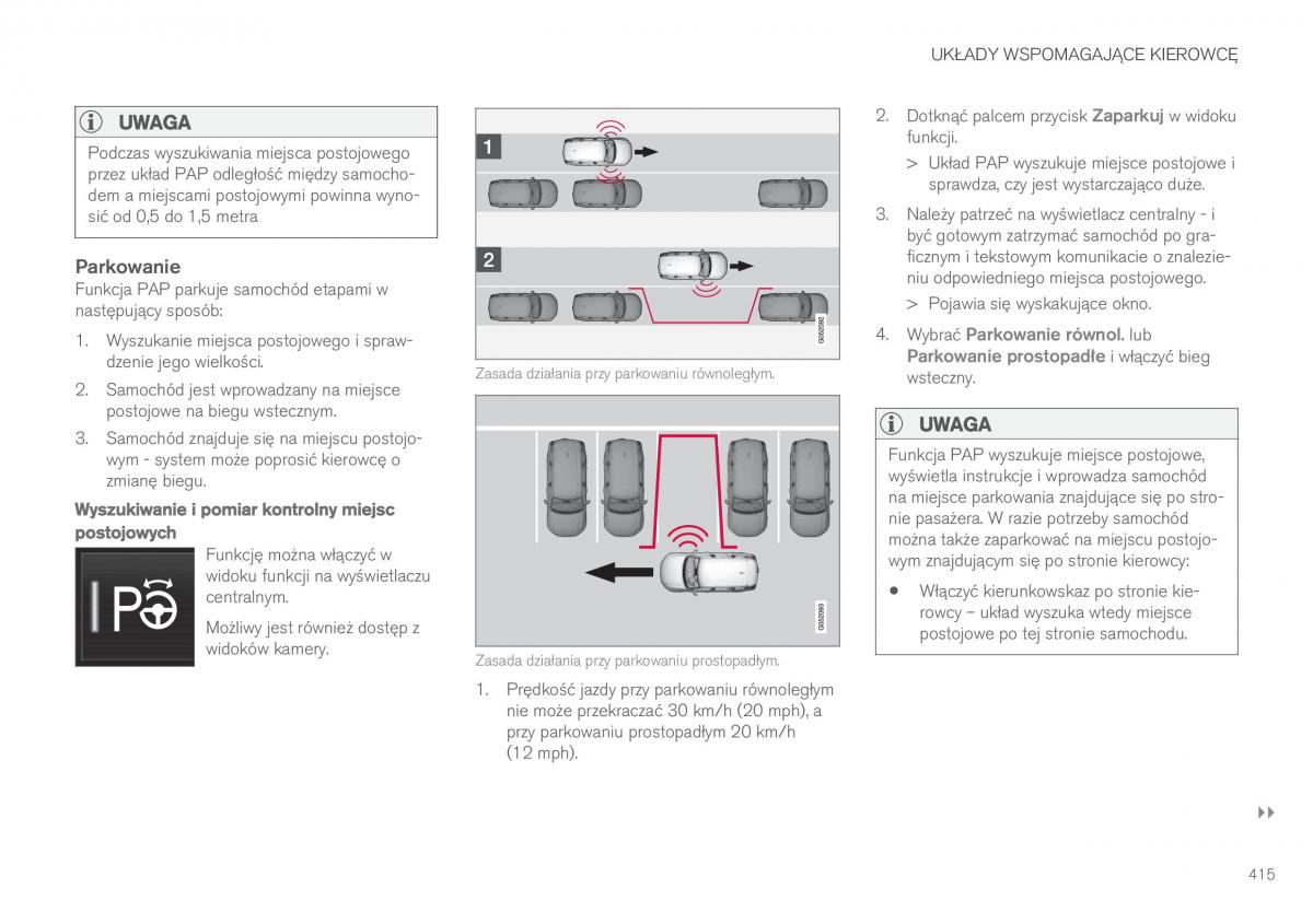 Volvo XC90 II 2 instrukcja obslugi / page 417