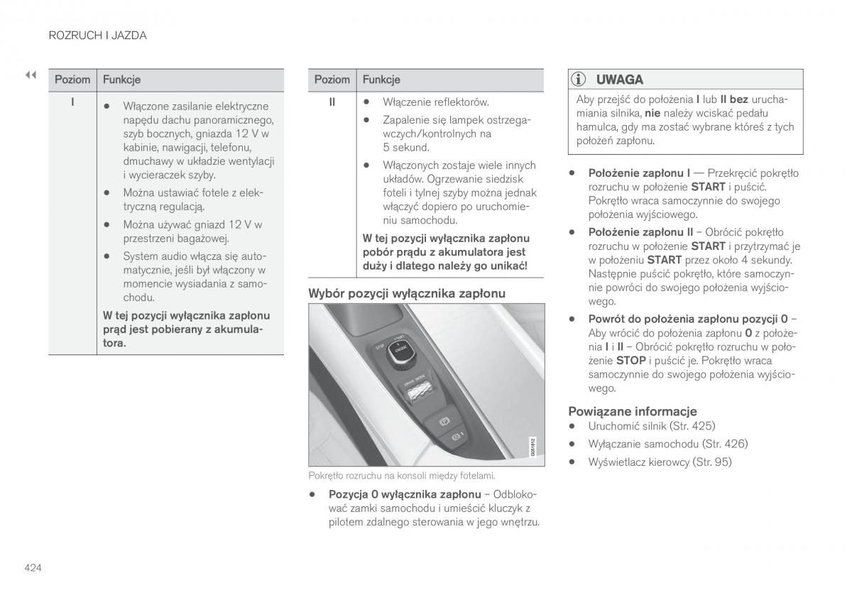 Volvo XC90 II 2 instrukcja obslugi / page 426