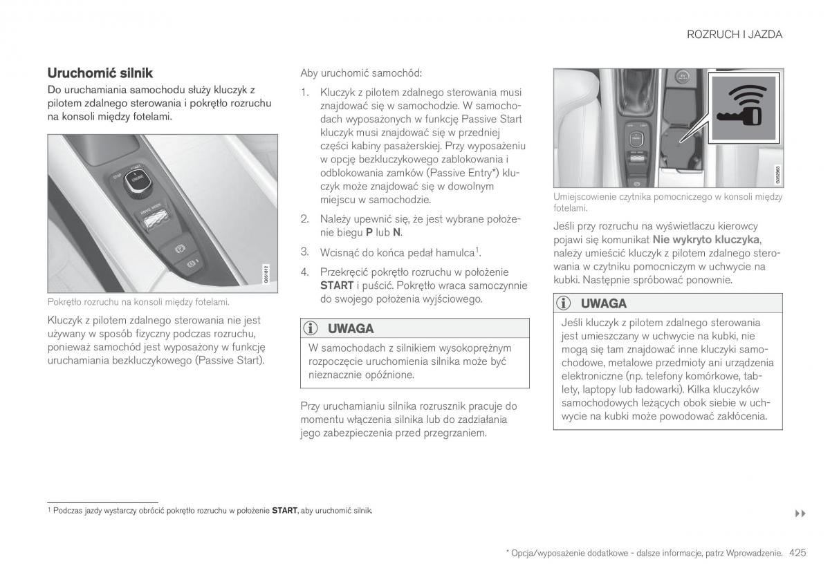 Volvo XC90 II 2 instrukcja obslugi / page 427