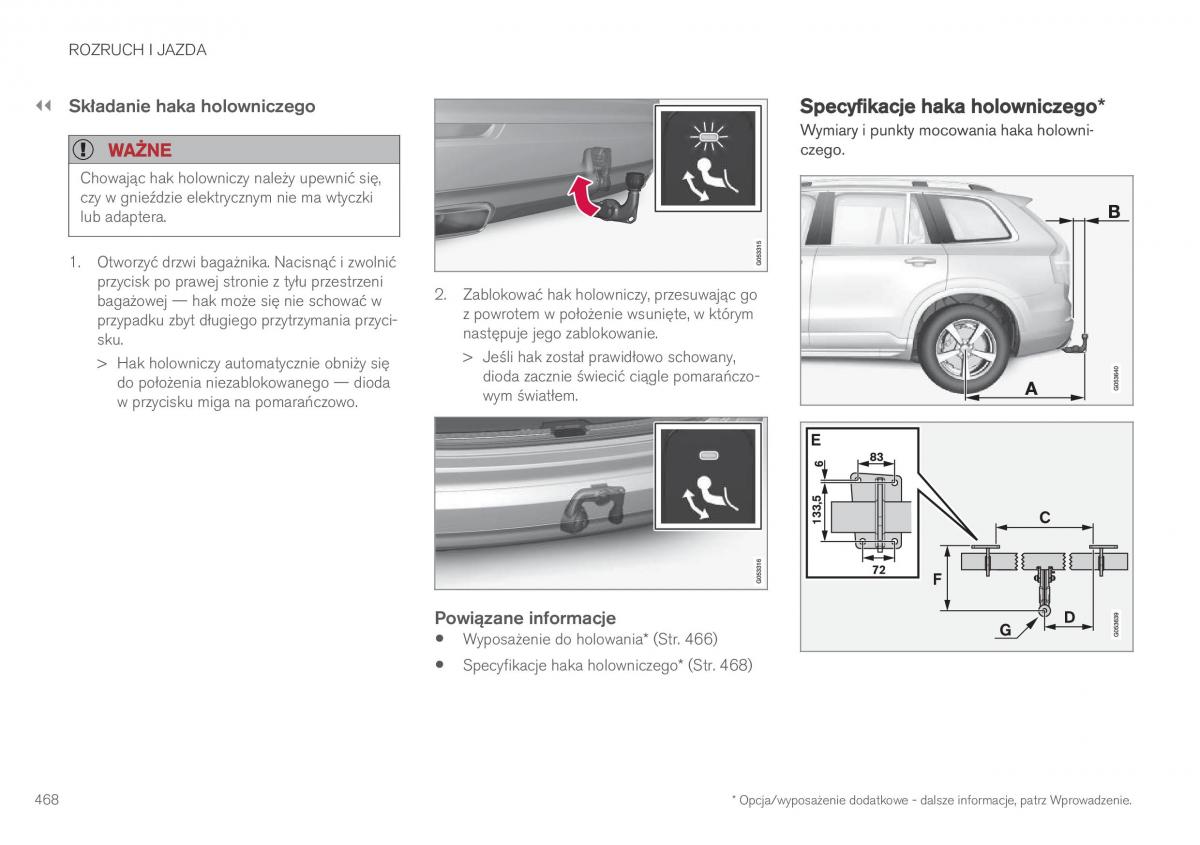 Volvo XC90 II 2 instrukcja obslugi / page 470