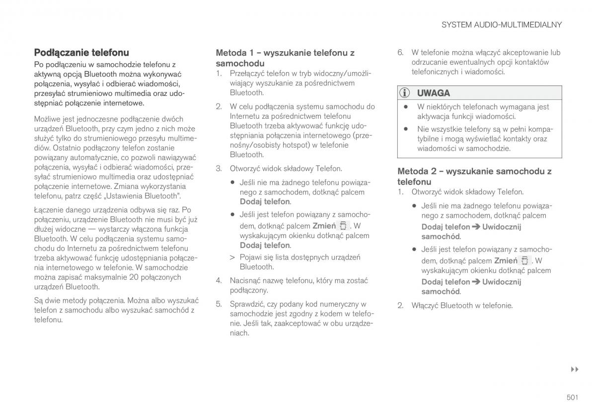 Volvo XC90 II 2 instrukcja obslugi / page 503