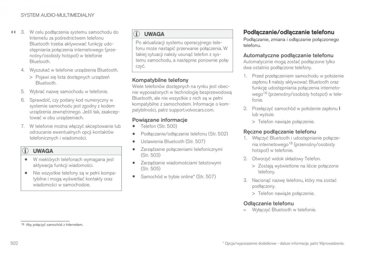 Volvo XC90 II 2 instrukcja obslugi / page 504