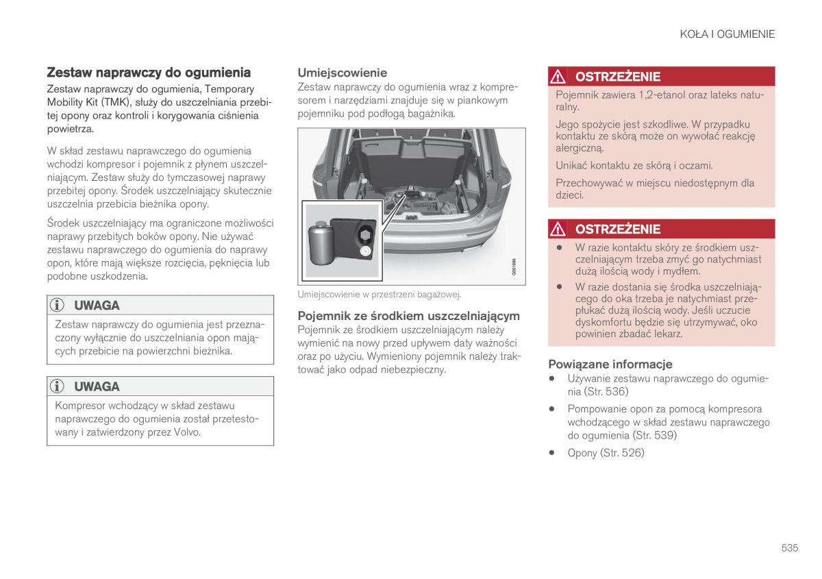 Volvo XC90 II 2 instrukcja obslugi / page 537