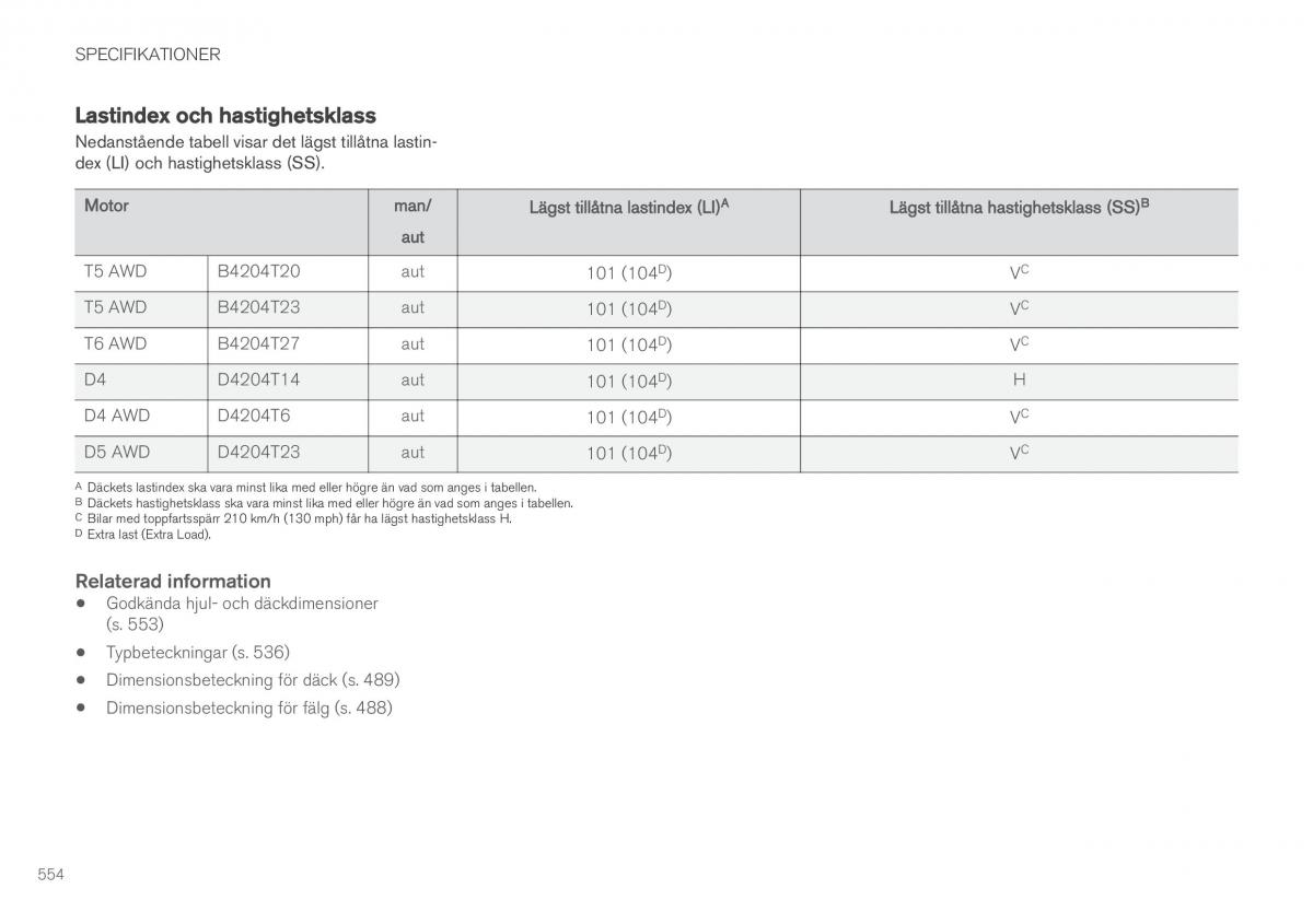 Volvo XC90 II 2 instruktionsbok / page 556