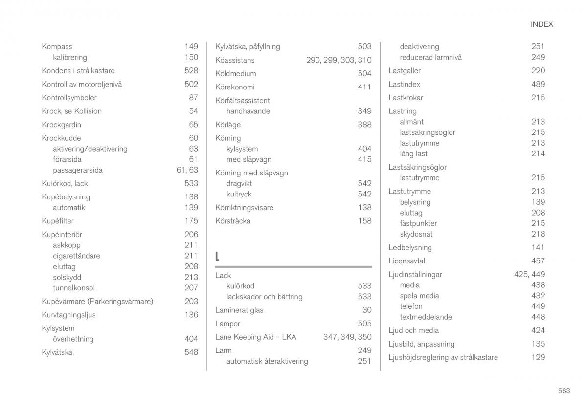 Volvo XC90 II 2 instruktionsbok / page 565