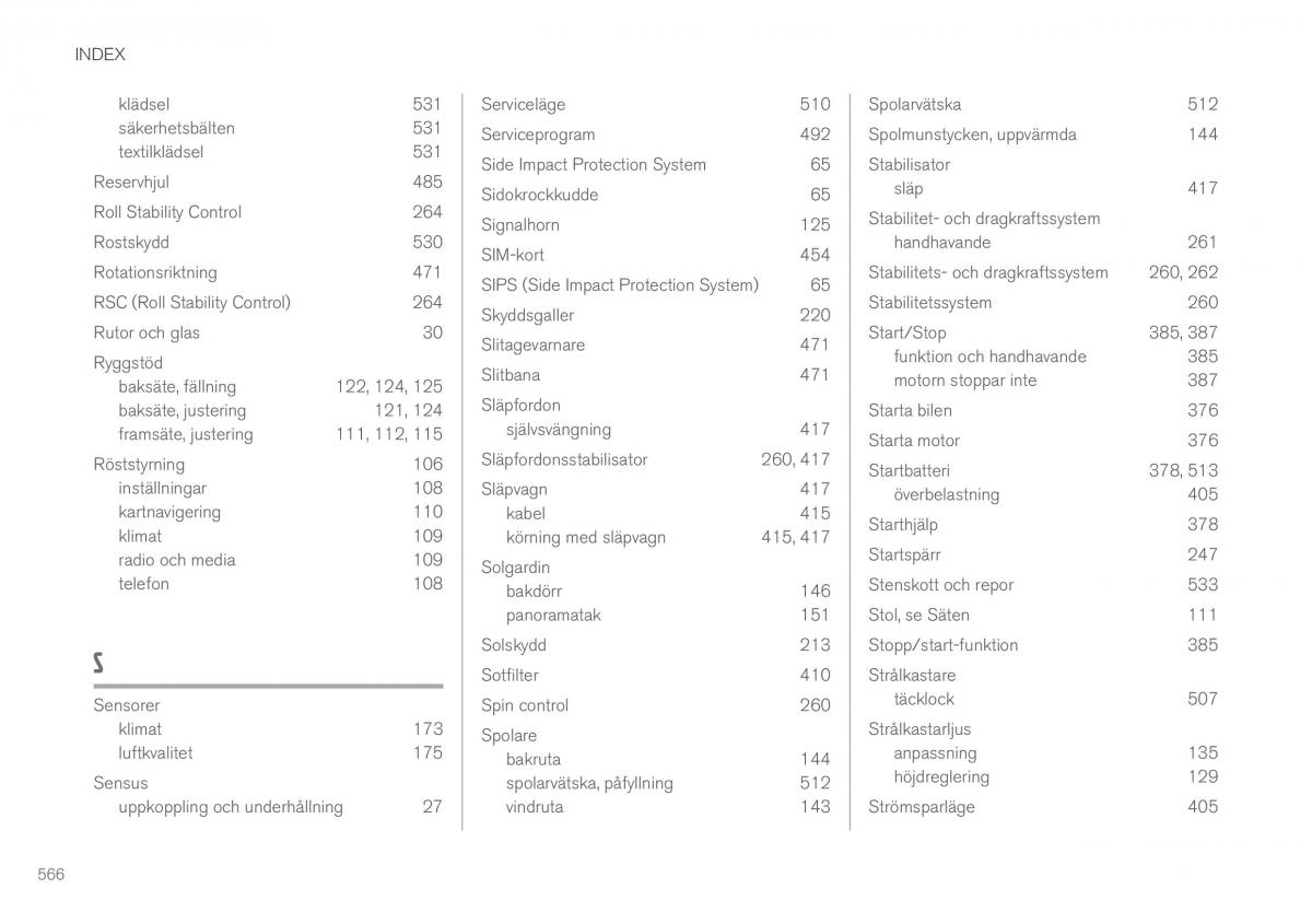 Volvo XC90 II 2 instruktionsbok / page 568