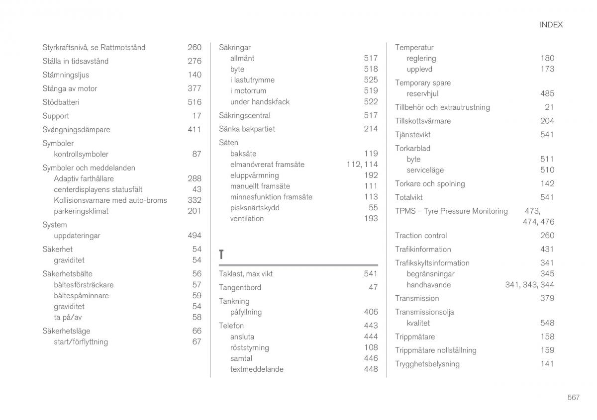 Volvo XC90 II 2 instruktionsbok / page 569