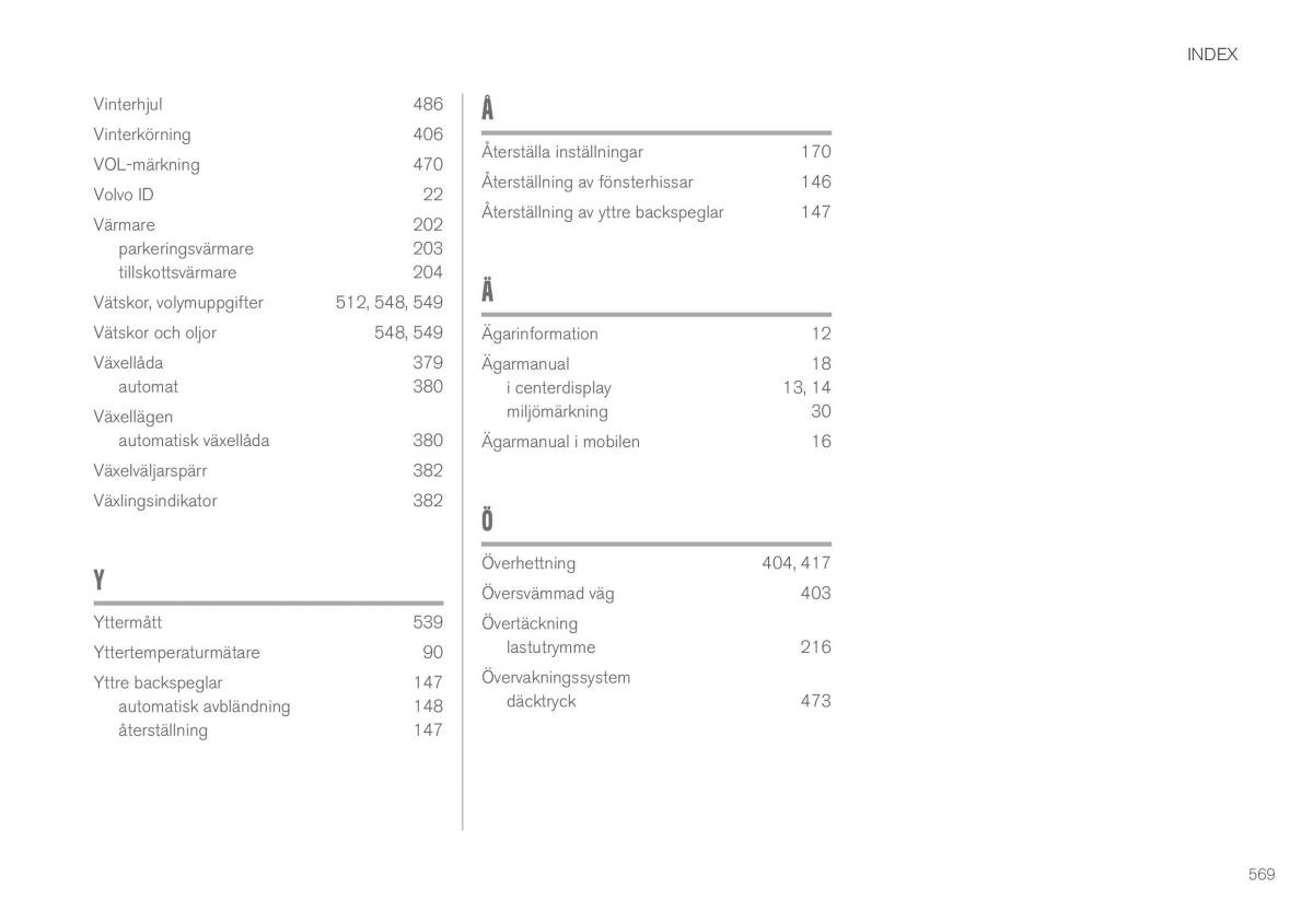 Volvo XC90 II 2 instruktionsbok / page 571