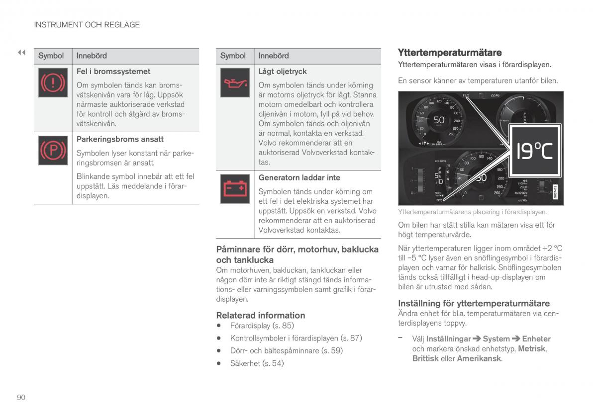 Volvo XC90 II 2 instruktionsbok / page 92