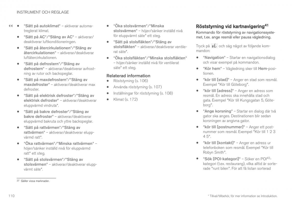 Volvo XC90 II 2 instruktionsbok / page 112