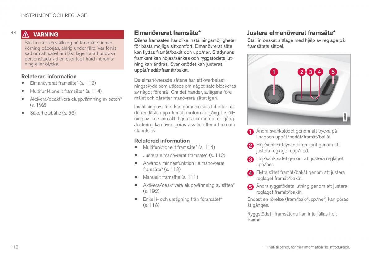 Volvo XC90 II 2 instruktionsbok / page 114