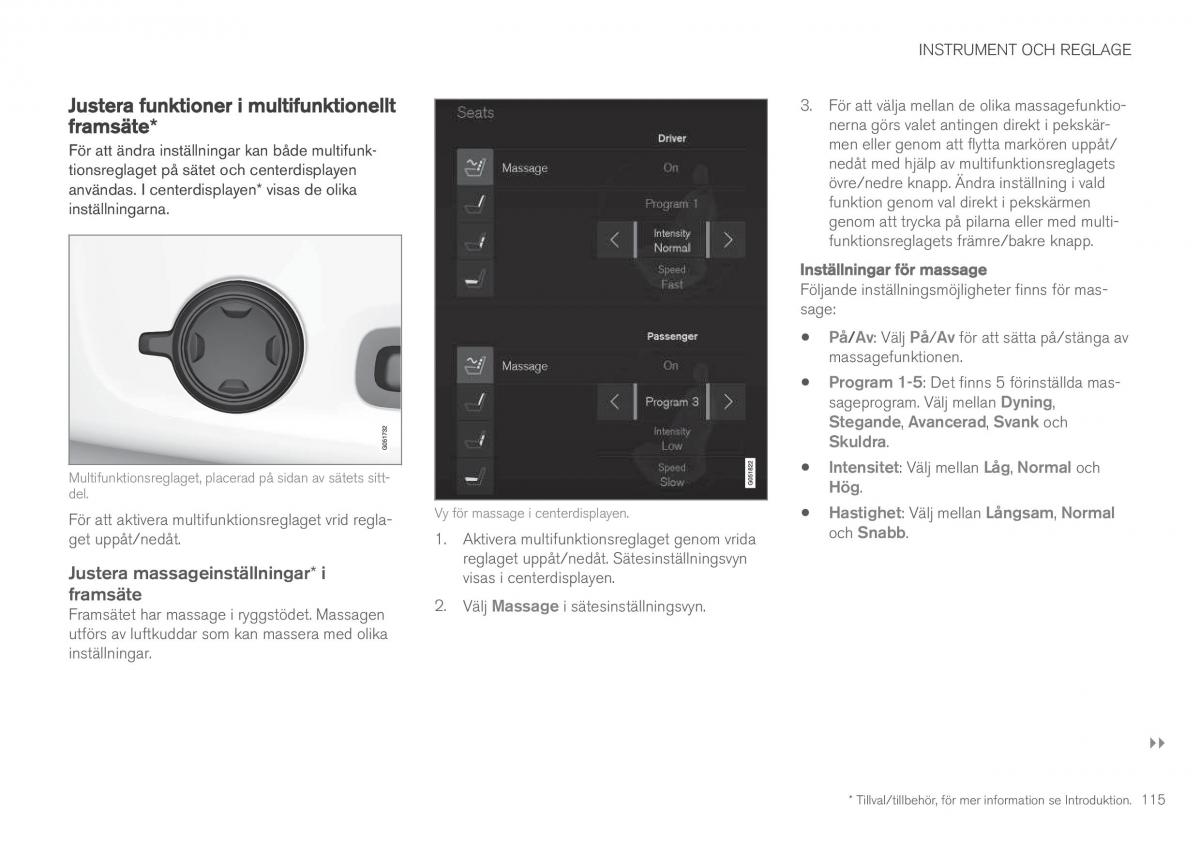 Volvo XC90 II 2 instruktionsbok / page 117