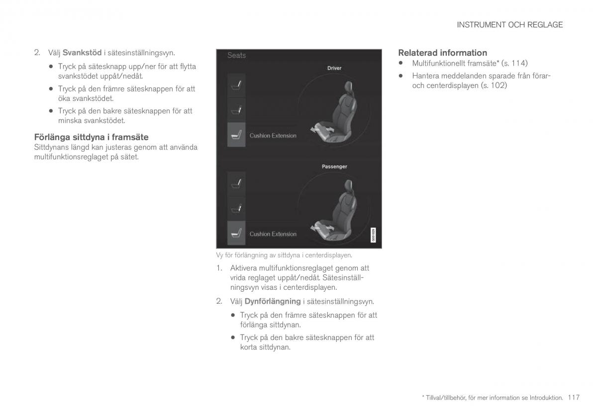 Volvo XC90 II 2 instruktionsbok / page 119