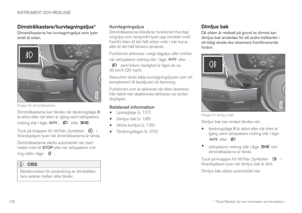 Volvo XC90 II 2 instruktionsbok / page 138