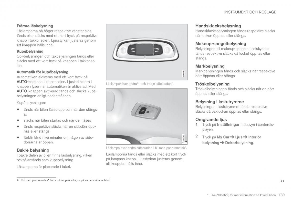 Volvo XC90 II 2 instruktionsbok / page 141