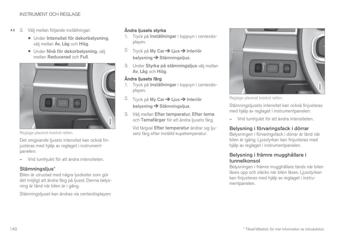 Volvo XC90 II 2 instruktionsbok / page 142