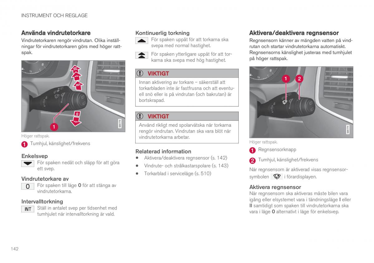 Volvo XC90 II 2 instruktionsbok / page 144