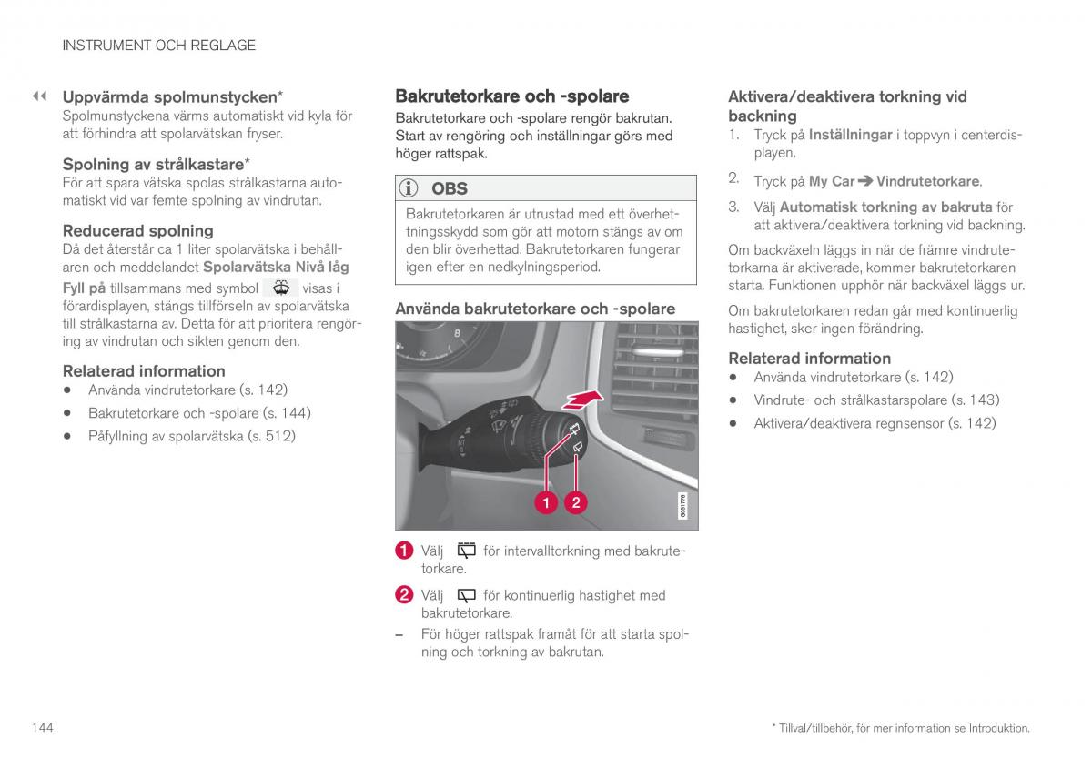 Volvo XC90 II 2 instruktionsbok / page 146