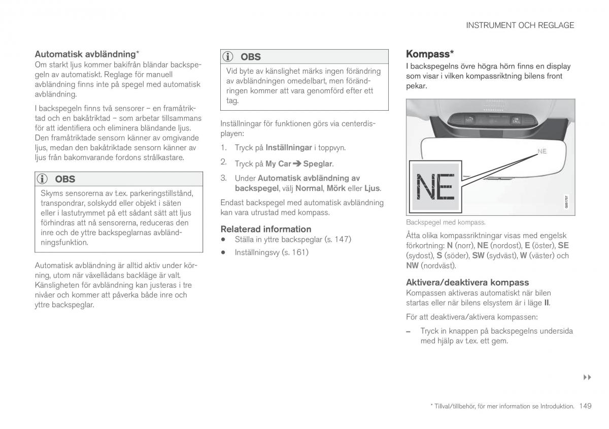 Volvo XC90 II 2 instruktionsbok / page 151