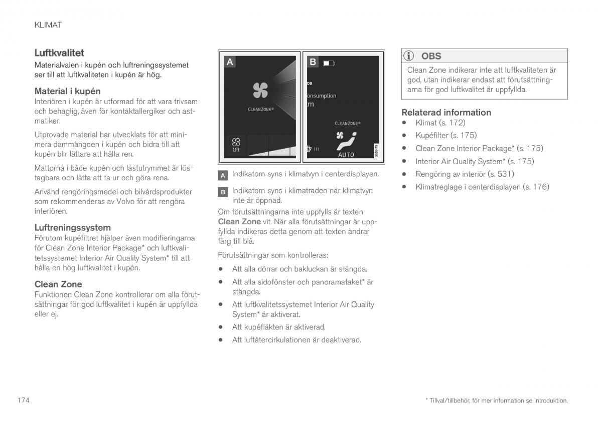 Volvo XC90 II 2 instruktionsbok / page 176