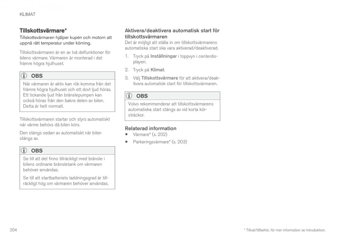 Volvo XC90 II 2 instruktionsbok / page 206