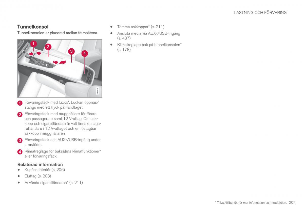 Volvo XC90 II 2 instruktionsbok / page 209