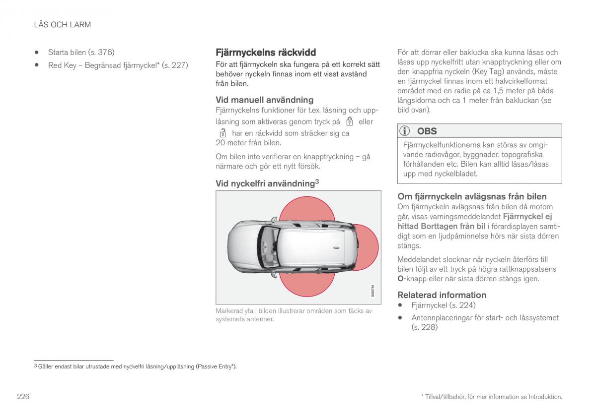 Volvo XC90 II 2 instruktionsbok / page 228