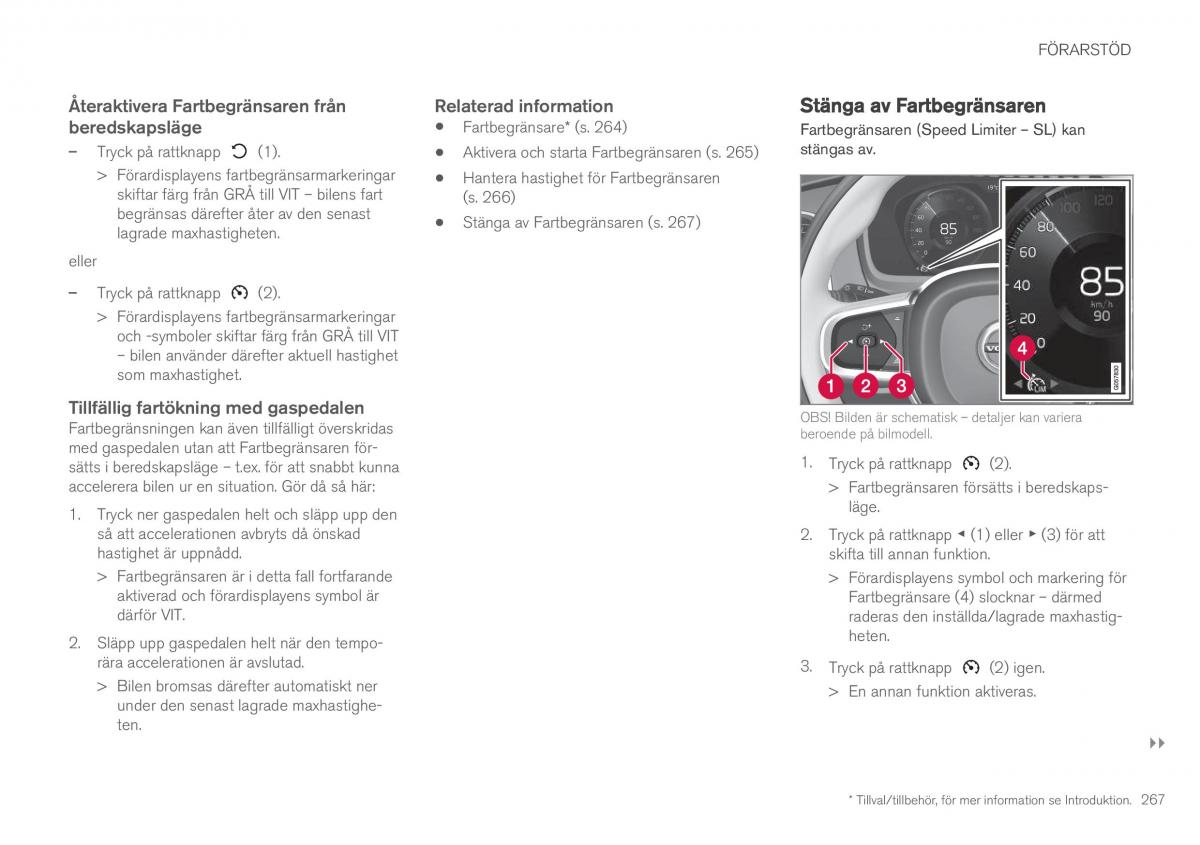 Volvo XC90 II 2 instruktionsbok / page 269