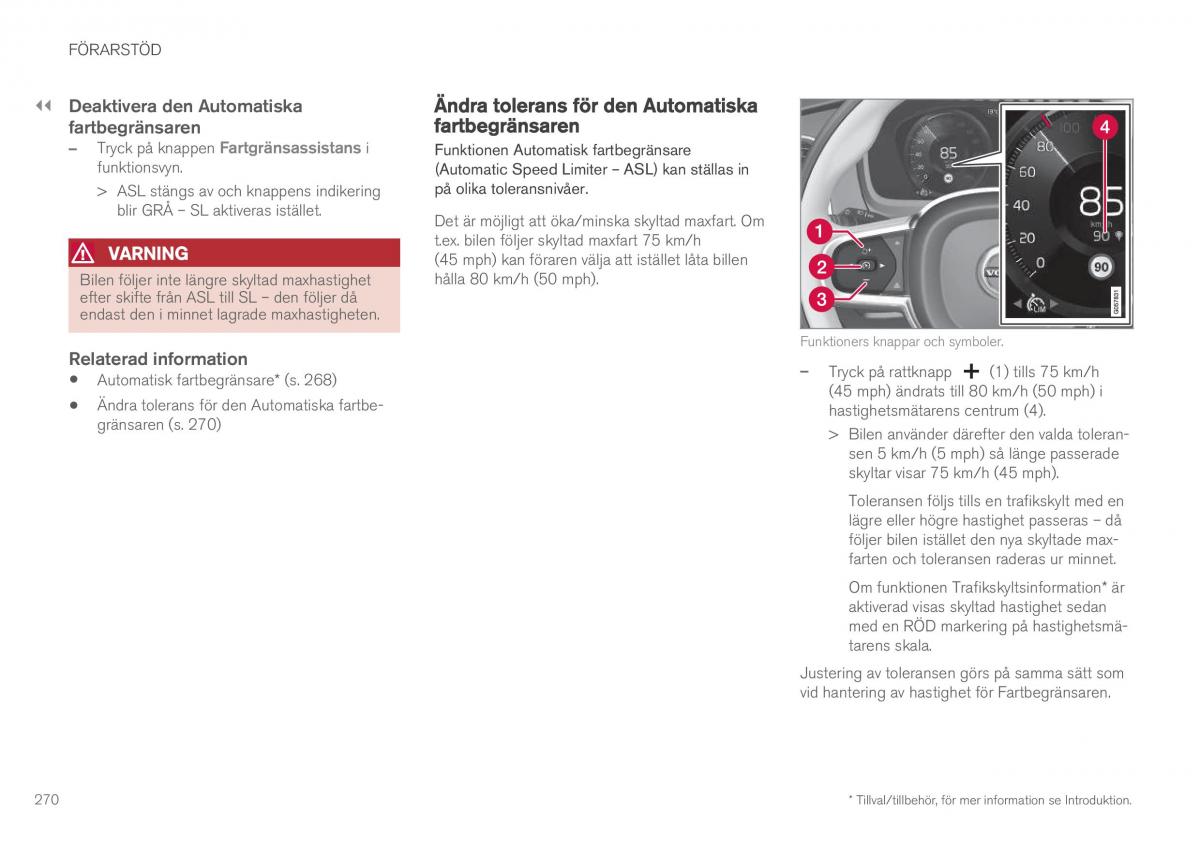 Volvo XC90 II 2 instruktionsbok / page 272