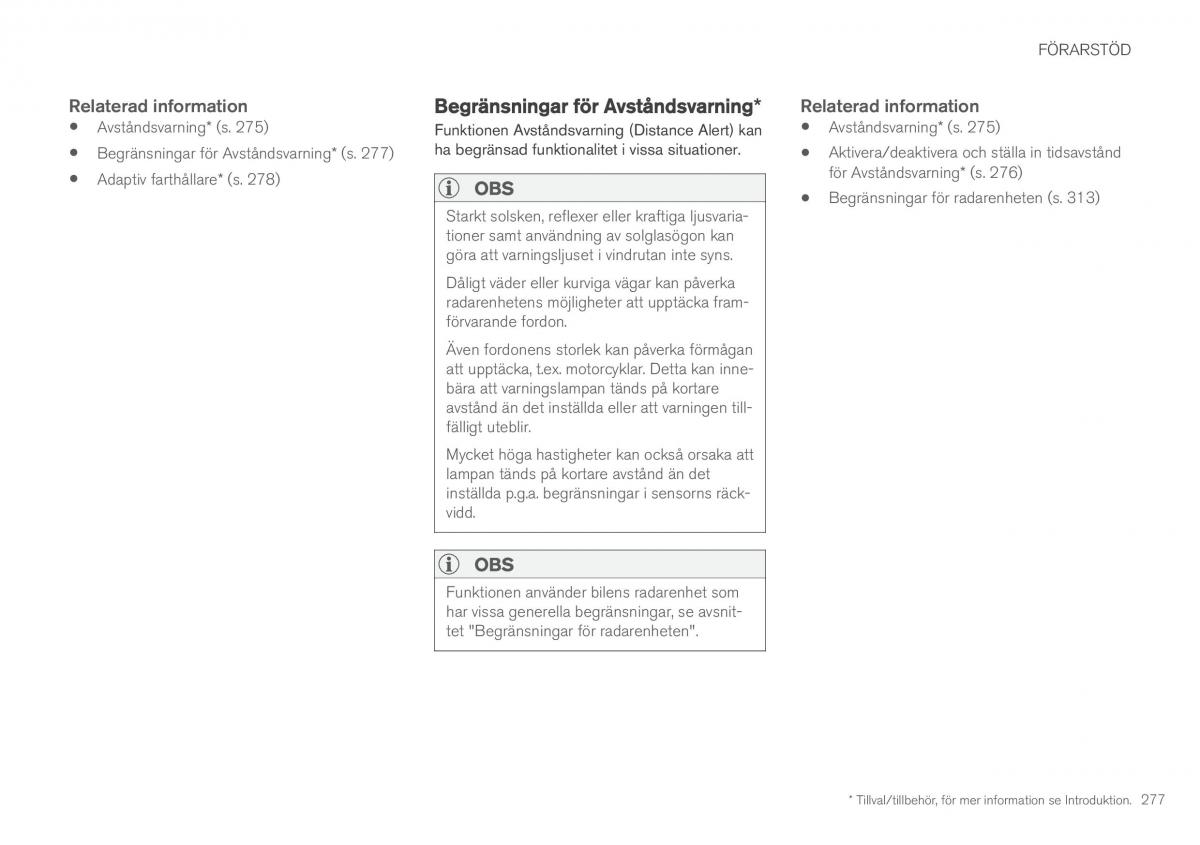 Volvo XC90 II 2 instruktionsbok / page 279