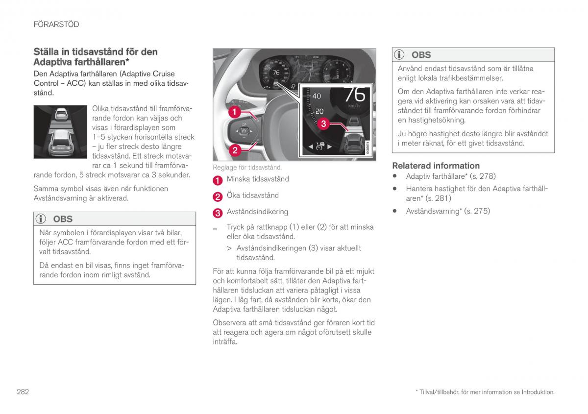 Volvo XC90 II 2 instruktionsbok / page 284