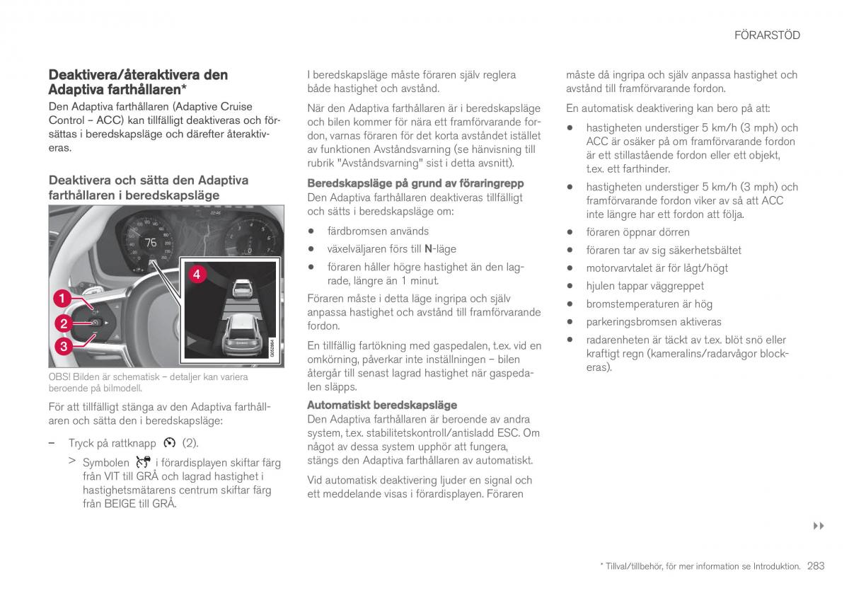 Volvo XC90 II 2 instruktionsbok / page 285