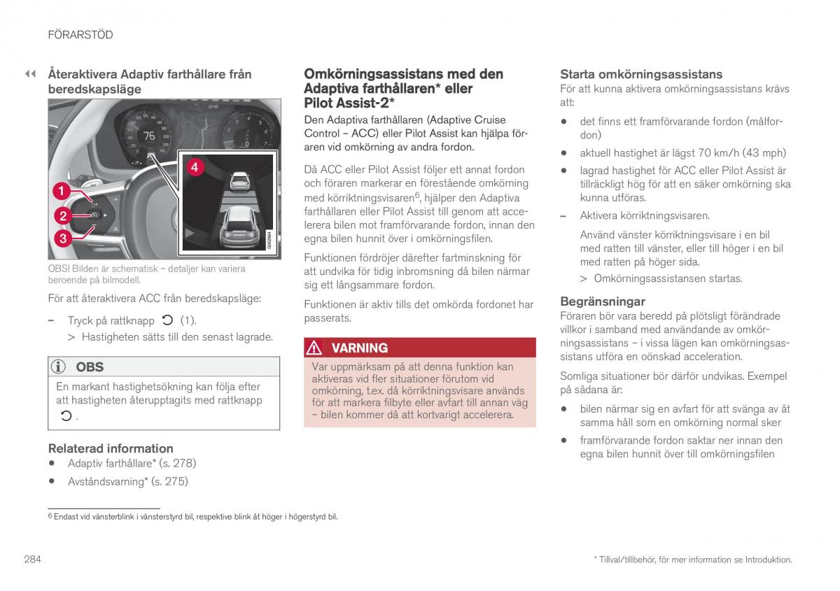 Volvo XC90 II 2 instruktionsbok / page 286